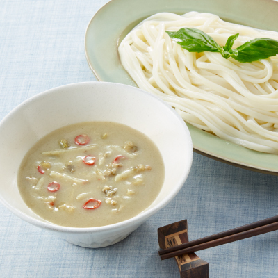 グリーンカレーつけうどん