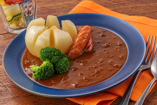 まるごと玉ねぎの欧風カレー