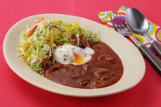 ハヤシソースの温野菜サラダ